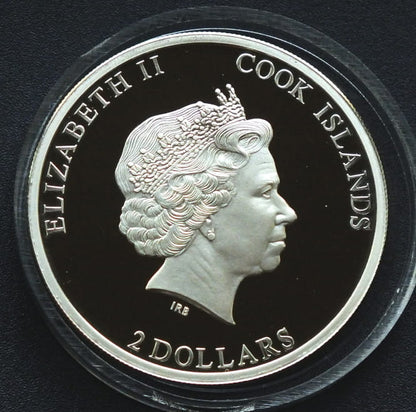 2 dolary Dzik - Wild Boat  - 1/2 OZ Cook Islands 2014 r.