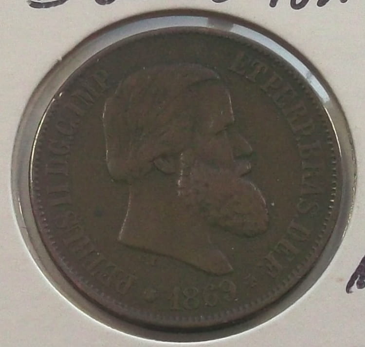 20 reis PIOTR II cesarz 1831-1889