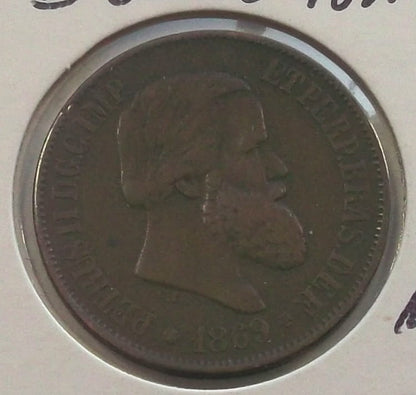 20 reis PIOTR II cesarz 1831-1889