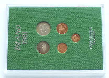 Set ISLANDIA 5 monet PROOF