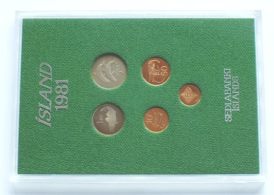 Set ISLANDIA 5 monet PROOF