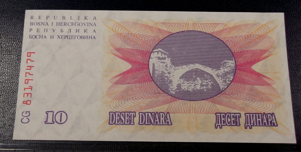 10 dinara BOŚNIA I HERCEGOWINA
