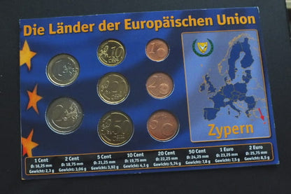 Zestaw monet EURO - Cypr