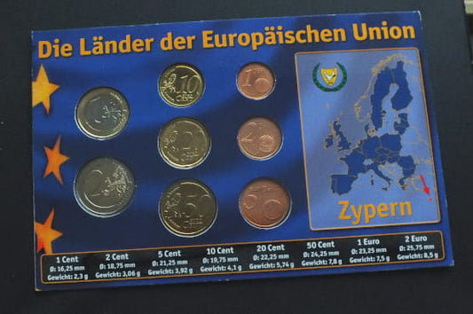 Zestaw monet EURO - Cypr