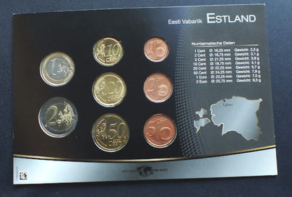 Zestaw monet EURO - Estonia