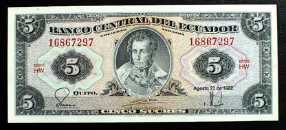 5 Sucres - Ekwador