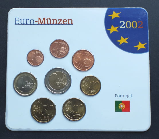 Zestaw monet EURO - Portugalia