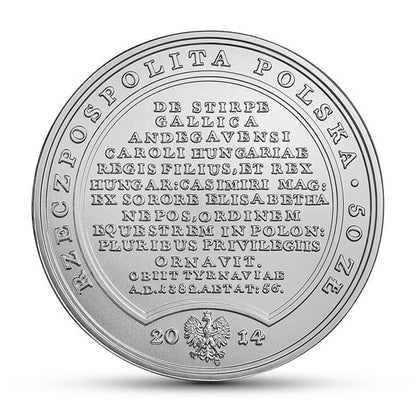 50 zł Skarby Stanisława Augusta – Ludwik Węgierski