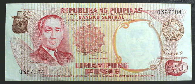 50 Piso - Filipiny 1969 r.