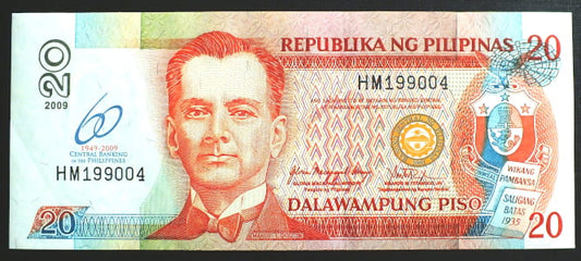 20 Piso - Filipiny  2009 r.