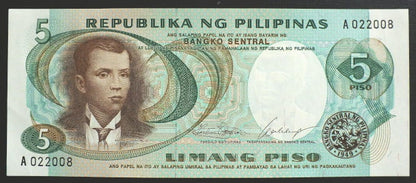 5 Piso - Filipiny  1969 r.