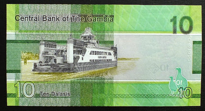 10 Dalasis - Gambia 2019 r.