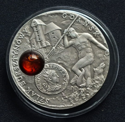 1 dolar Szlak Bursztynowy - Gdańsk 2008 NIUE
