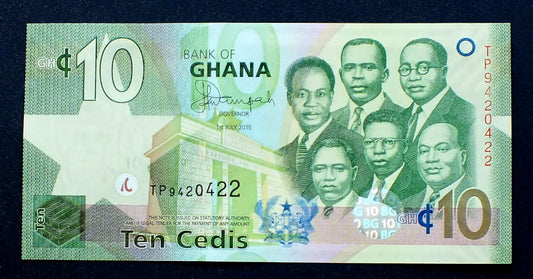 10 Cedis - Ghana 2015 r.