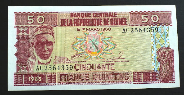 50 Franków - Gwinea