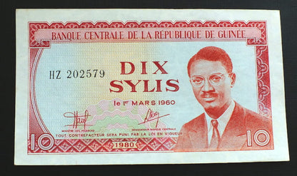 10 Franków - Gwinea