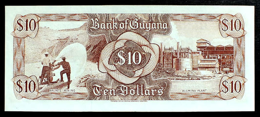 10 Dolarów  - Gujana