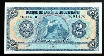 2 Gourdes - Haiti 1990 r.