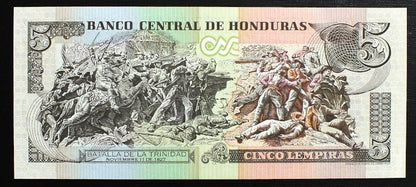 5 Lempiras - Honduras 2014 r.