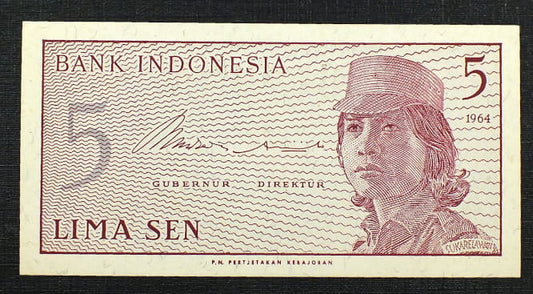 5 Sen - INDONEZJA 1964 r.