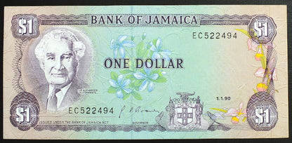 1 Dolar - Jamajka 1990 r.