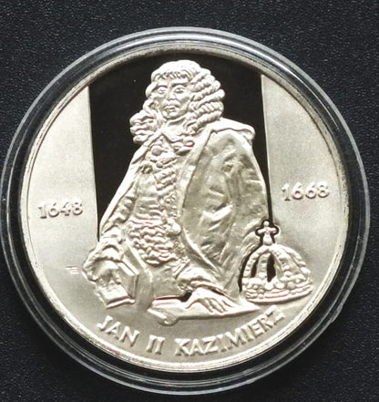 10 zł Jan II Kazimierz (1648 - 1668) - półpostać