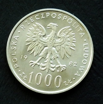 1000 zł Jan Paweł II - PAPIEŻ 1982