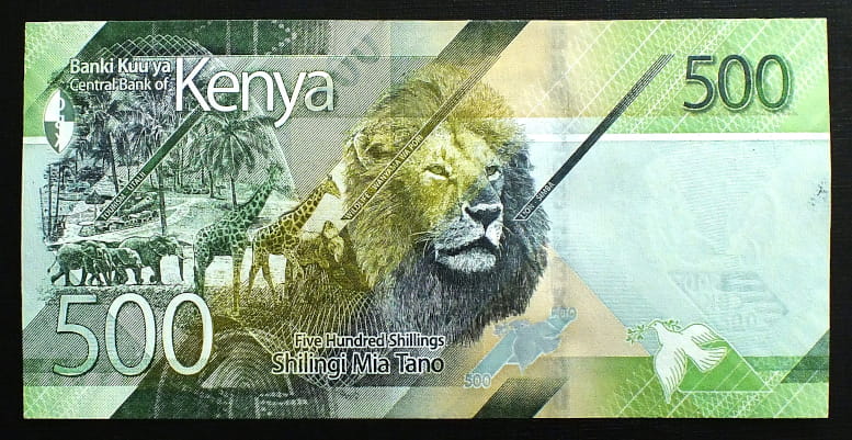 500 Szylingów - Kenia 2019 r.