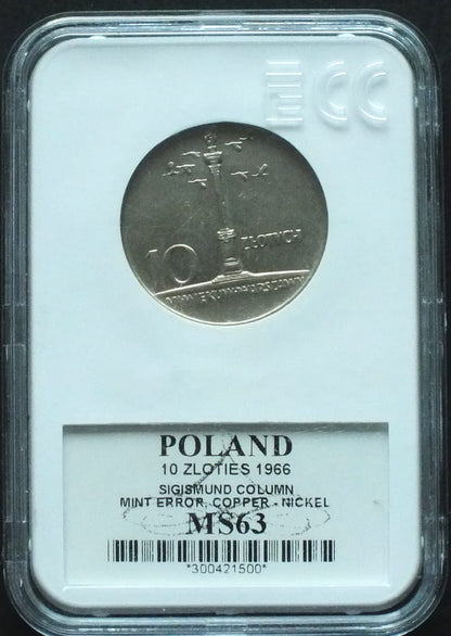10 zł Mała Kolumna 1966