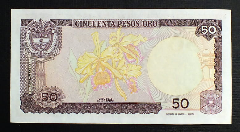 50 Pesos Oro - Kolumbia 1986 r.