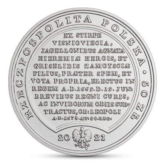 50 zł Skarby Stanisława Augusta – Michał Korybut Wiśniowiecki