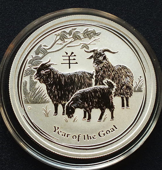 50 cents Rok kozy - Lunar 2016 1/2 OZ