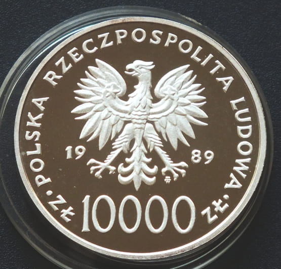 10.000 zł Jan Paweł II - kratka