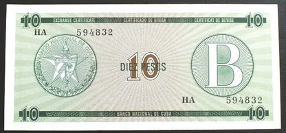 10 pesos KUBA - B