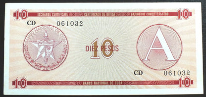 10 pesos KUBA - A