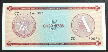5 pesos KUBA - A
