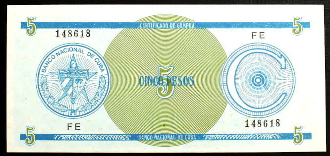 5 pesos KUBA - C