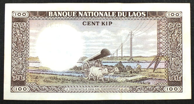 100 Kip - Laos 1974 r.