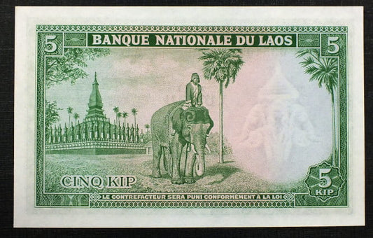 5 Kip - Laos 1962 r.