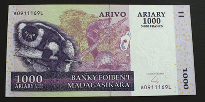 1000 ariary Madagaskar