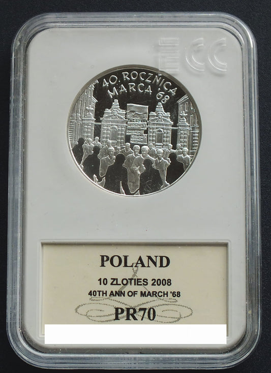 10 zł 40. rocznica Marca ’68