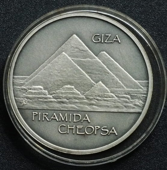 Numizmat Cuda Świata - Piramida Cheopsa 14,14 g srebra .925