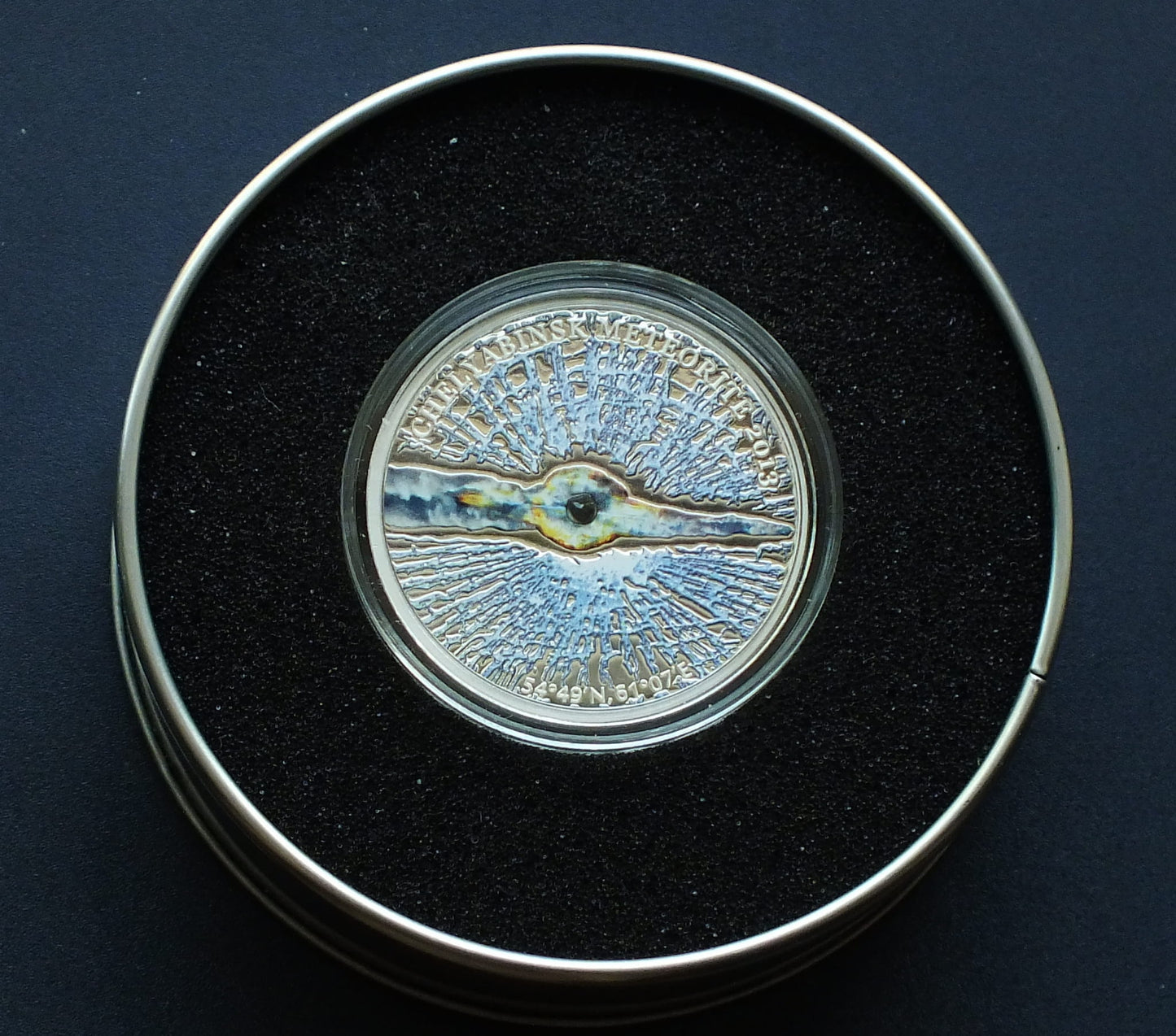 5 dolarów Meteoryt - Chelyabinsk Meteorite  -Cook Islands 2013 r.