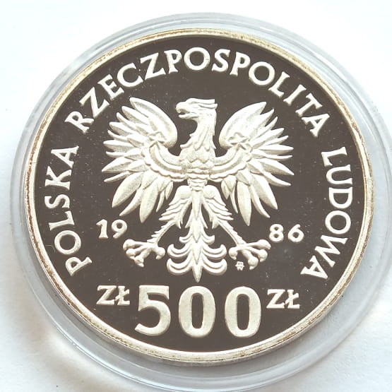 500 zł Mistrzostwa Świata w Piłce Nożnej - Meksyk 1986