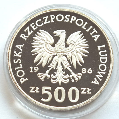 500 zł Mistrzostwa Świata w Piłce Nożnej - Meksyk 1986