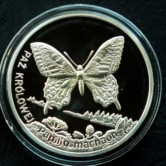 20 zł Paź Królowej (łac. Papilio machano)