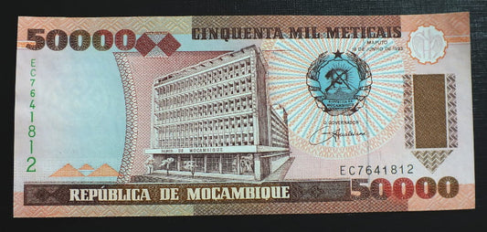 50000 Meticais - Mozambik