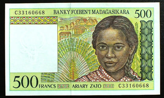 500 Franków Madagaskar 1994 r.