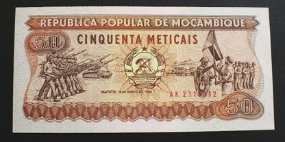 50 Meticais- Mozambik