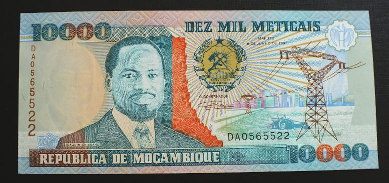 10000 Meticais - Mozambik